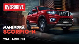 2022 Mahindra ScorpioN walkaround  OVERDRIVE [upl. by Ayekahs567]