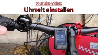 Ebike SommerzeitWinterzeit  Uhrzeit einstellen  Bosch Kiox Display EBike Pedelec [upl. by Halihs516]