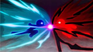 RED VS BLUE STICKMAN FIGHTING ANIMATION [upl. by Asyar]