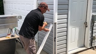 How To Replace A Vinyl Siding Corner [upl. by Parnell]