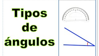 Tipos de ángulos  Matemáticas [upl. by Madalena]