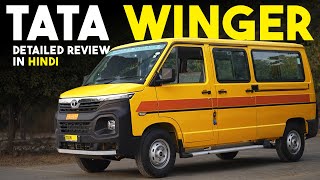 Tata Winger School Bus 13D  Full Review [upl. by Acsecnarf]