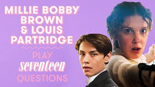 Millie Bobby Brown amp Louis Partridge Talk How to Deal With Heartbreak and More  17 Questions [upl. by Assirahs506]