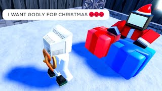 BROKEN SANTA TV  NEW MAP 🤯😱🤑 Toilet Tower Defence pt13 [upl. by Oeniri]