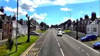 Ayr  Dumfries bus ride video part 2 New Cumnock  Thornhill [upl. by Adlen413]