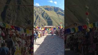 Perú 4K Mercado Artesanal Ollantaytambo 🇵🇪 Sin Destino [upl. by Hayila]