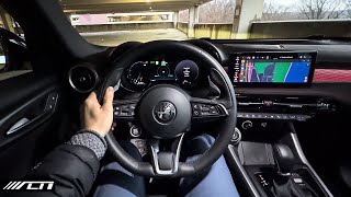 2024 Alfa Romeo Tonale Veloce POV Drive Impressions  Is it a REAL Alfa [upl. by Airamahs979]