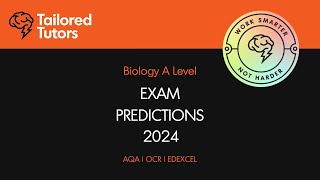 Exam Predictions 2024 A Level Biology [upl. by Mairim]