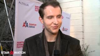 Greg Ammon red carpet interview at 20th annual Hamptons International Film Festival [upl. by Aznarepse]