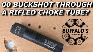 BUCKSHOT THROUGH A RIFLED CHOKE [upl. by Ralleigh]