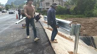 Installing Small Bridge Barrier 🚧 [upl. by Holly]