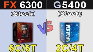 FX 6300 vs G5400  Which is Better Value For Money [upl. by Annoif]