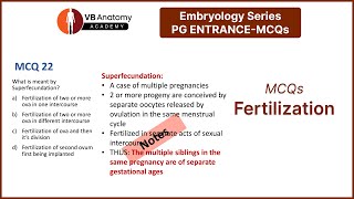 MCQs in Fertilization with explanation of some key concepts [upl. by Tsew539]