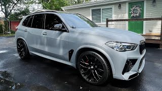 WICKED X5M Competition Wrapped in Matte Nardo Grey [upl. by Balcke734]