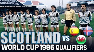 SCOTLAND 🏴󠁧󠁢󠁳󠁣󠁴󠁿 World Cup 1986 Qualification All Matches Highlights  Road to Mexico [upl. by Chariot487]