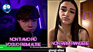 ELISA GIORGI SCOPPIA A PIANGERE PER ORTIZ 👀💔 [upl. by Garzon]