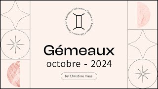 Horoscope Gémeaux ♊️ Octobre 2024 🥨 par Christine Haas [upl. by Hills]