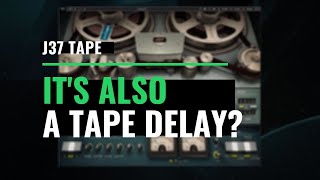 Waves j37 As a Tape Delay Effect Plugin Tutorial [upl. by Deppy]