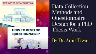 quotData Collection amp Questionnaire Strategies for PhD Research  with Dr Amit Tiwariquotlivefeed phd [upl. by Leahcimnoj]