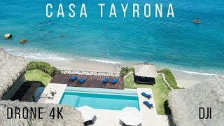 Casa Tayrona Colombia  Luxury Hotel  DJI Mavic Pro  Real Estate [upl. by Nalyak]