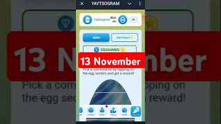 Yaytsogram 13 November Cipher Code  Today Yaytsogram Cipher Code yaytsogram airdrop chiphercode [upl. by Publias846]