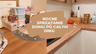 SPRZĄTANIE DOMU PO CAŁYM DNIU 😱 sprzątanie kuchni salonu clean with me gotowanie [upl. by Whorton279]