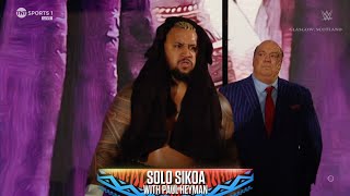 Solo Sikoa Entrance  WWE SmackDown June 14 2024 [upl. by Marybeth]