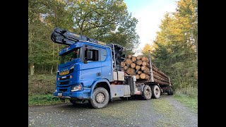 Holztransporte Huppertz  Schwedenpower [upl. by Meelas]