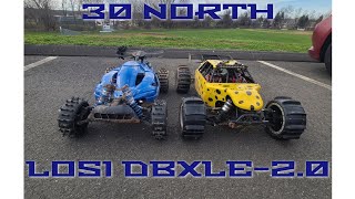 RACE DAY 30 NORTH VS LOSI DBXLE20  CARLOS THE CHEETAH XLX2 1100KV NORTH 800KV XLX2 [upl. by Ylesara]