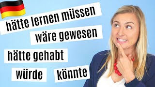 Deutsche Grammatik Konjunktiv II einfach erklärt │A2  C1 [upl. by Audre]