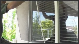 How to remove and replace window screens [upl. by Atwood548]