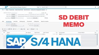 How to Process SAP S4HANA SD Best Practice 1F1 Debit Memo Processing Tutorial [upl. by Jewett]