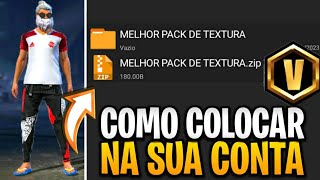 COMO COLOCAR TEXTURA NO FREE FIRE NA NOVA ATUALIZAÇÃO 2023 MOBILE E EMULADOR PELO ZARCHIVER [upl. by Pincince]