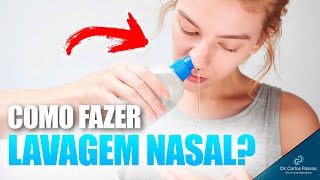 COMO FAZER LAVAGEM NASAL  SORO CASEIRO BARATO E FACIL [upl. by Ecirtal]