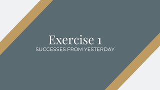 Metanoia Catholic Journal  Exercise 1 Daily Successes [upl. by Evin]