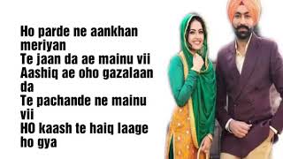 Shokeen Lyrics Tarseem jassar [upl. by Schonthal733]