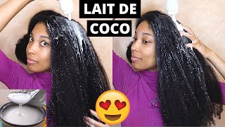 IL EST TEMPS DE FAIRE MON SOIN AU LAIT DE COCO  FINI LES CHEVEUX SECS [upl. by Maressa]