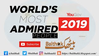 WORLDS MOST ADMIRED PEOPLE 2019 [upl. by Adnulahs]