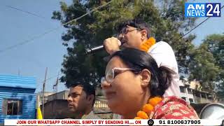 Independent candidate DrOPAnand holds Auto Rickshaw Rally in town  111124 [upl. by Kenley295]