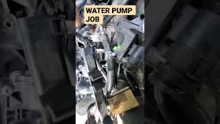 REPLACING WATER PUMP VW BEETLE TURBO 20 shorts [upl. by Auqinat845]