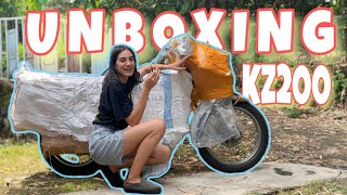 UNBOXING KAWASAKI BINTER MERZY  KZ200 [upl. by Mis]