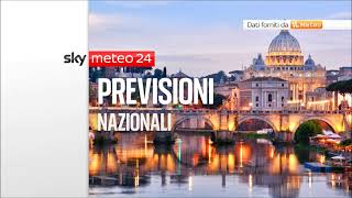 Sky Meteo 24  Previsioni nazionali 2021 versione breve in HD [upl. by Doris549]