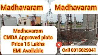 EMI Plots Villa plot in Madhavrammadhavaram chennaitamilnaduvillaplotsvillapattalandforsale [upl. by Ranita]