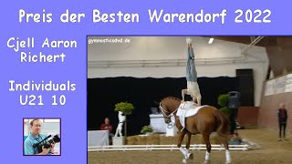 Cjell Aaron Richert  IndU21 10  Preis der Besten Warendorf 2022 [upl. by Anirehs]