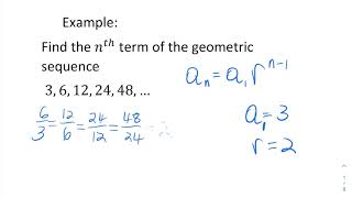 Finding nth Term of Geometric Sequences [upl. by Flemming]