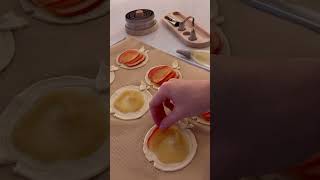 Tartelettes en forme de pommes 🍎 baking pomme tarte recipe recettefacile recette [upl. by Kcirb]