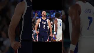 Chef Curry cooks France for Team USA and Olympic gold in Paris 2024 shorts sports basketball [upl. by Jacenta642]