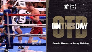 OTD  Canelo Alvarez vs Rocky Fielding [upl. by Ahsilav715]