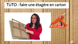 Tuto  Comment faire un meuble en carton ✂📏 [upl. by Holladay]