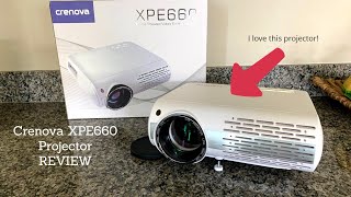 Crenova XPE660 Video Project RAPID REVIEW  Great Value Projector [upl. by Courtenay]